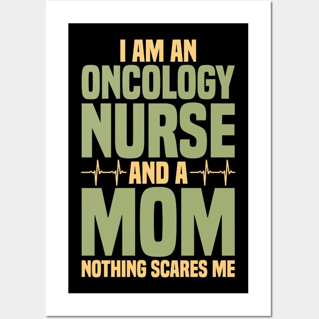 Oncology Nurse Mom Wall Art by medd.art